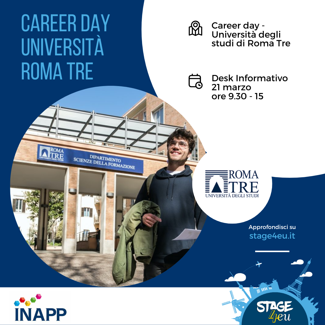 Stage4eu al Career Day dell’Università degli Studi Roma Tre