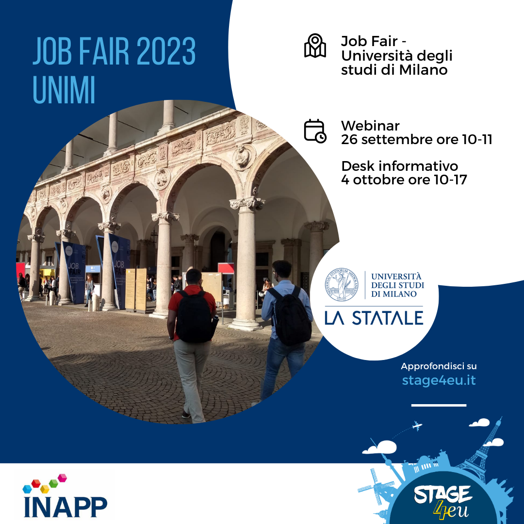 Stage4eu alla Job Fair 2023 - Università degli Studi di Milano